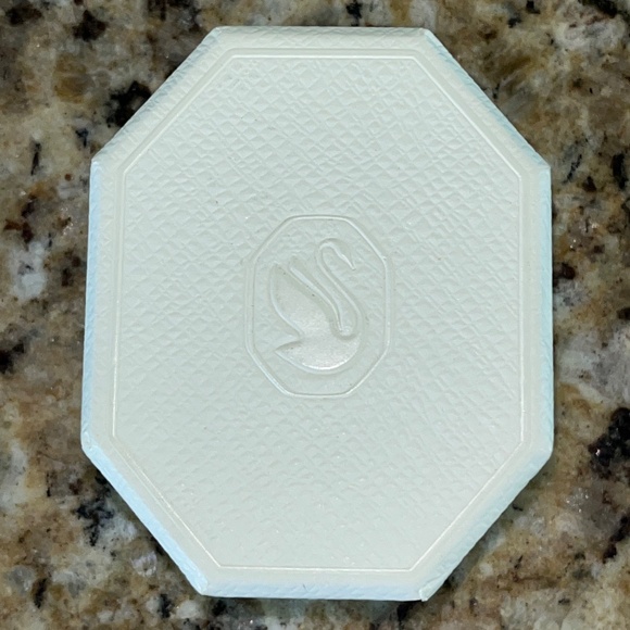 Swarovski Millenia Stud Earrings in White Rhodium Plated with triangle-cut - Picture 3 of 3